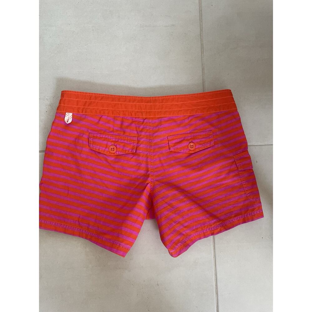 J. Crew Swim String Board Shorts Striped Pockets Swimwear - Picture 6 of 11